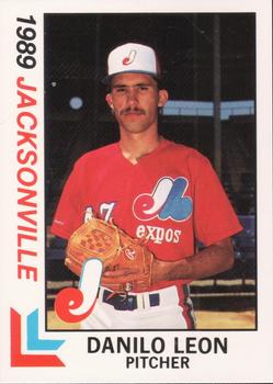 1989 Best Jacksonville Expos #21 Danilo Leon  Front