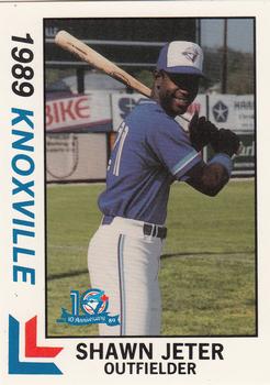 1989 Best Knoxville Blue Jays #10 Shawn Jeter  Front