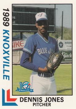 1989 Best Knoxville Blue Jays #12 Dennis Jones  Front