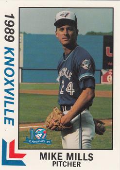 1989 Best Knoxville Blue Jays #16 Mike Mills  Front