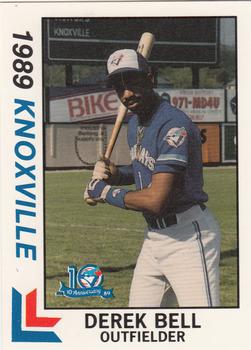 1989 Best Knoxville Blue Jays #1 Derek Bell  Front