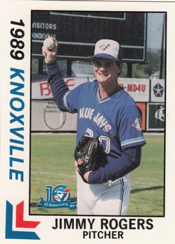 1989 Best Knoxville Blue Jays #22 Jimmy Rogers  Front