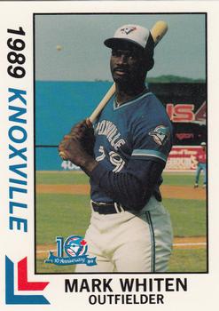 1989 Best Knoxville Blue Jays #26 Mark Whiten  Front