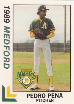 1989 Best Medford Athletics #11 Pedro Pena  Front