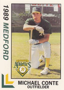 1989 Best Medford Athletics #1 Michael Conte  Front