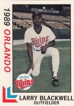 1989 Best Orlando Twins #11 Larry Blackwell  Front