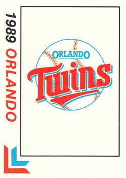 1989 Best Orlando Twins #31 Team logo / Checklist  Front