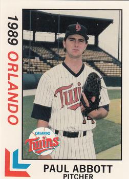 1989 Best Orlando Twins #7 Paul Abbott  Front