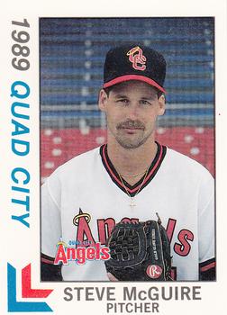 1989 Best Quad City Angels #14 Steve McGuire  Front