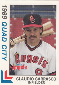 1989 Best Quad City Angels #23 Claudio Carrasco  Front