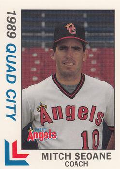 1989 Best Quad City Angels #25 Mitch Seoane Front