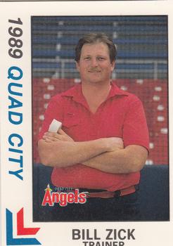 1989 Best Quad City Angels #4 Bill Zick Front
