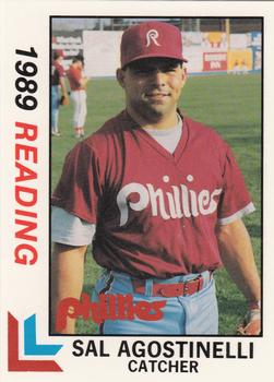 1989 Best Reading Phillies #22 Sal Agostinelli  Front