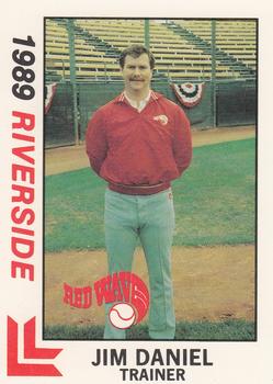 1989 Best Riverside Red Wave #28 Jim Daniel Front