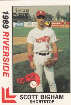 1989 Best Riverside Red Wave #3 Scott Bigham  Front