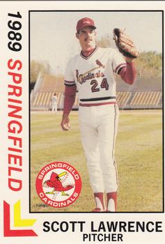 1989 Best Springfield Cardinals #13 Scott Lawrence  Front