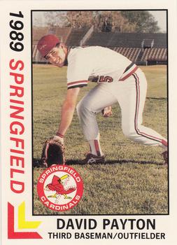 1989 Best Springfield Cardinals #15 David Payton  Front