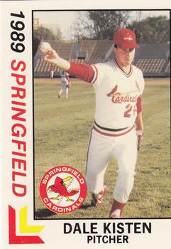 1989 Best Springfield Cardinals #20 Dale Kisten  Front