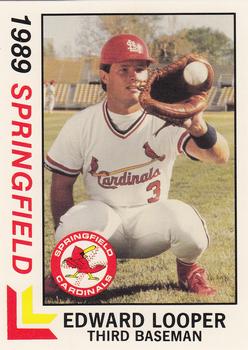 1989 Best Springfield Cardinals #23 Edward Looper  Front