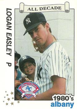 1990 Best Albany-Colonie A's/Yankees All Decade #5 Logan Easley  Front