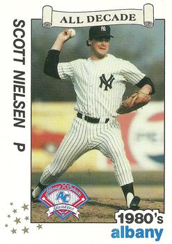 1990 Best Albany-Colonie A's/Yankees All Decade #9 Scott Nielsen  Front