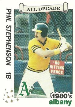 1990 Best Albany-Colonie A's/Yankees All Decade #14 Phil Stephenson  Front