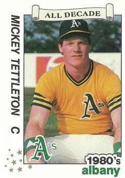 1990 Best Albany-Colonie A's/Yankees All Decade #31 Mickey Tettleton  Front