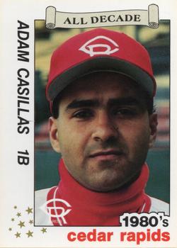 1990 Best Cedar Rapids Reds All Decade #18 Adam Casillas  Front