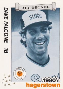 1990 Best Hagerstown Suns All Decade #9 Dave Falcone  Front