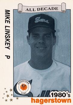 1990 Best Hagerstown Suns All Decade #15 Mike Linskey  Front