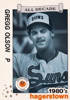 1990 Best Hagerstown Suns All Decade #19 Gregg Olson  Front