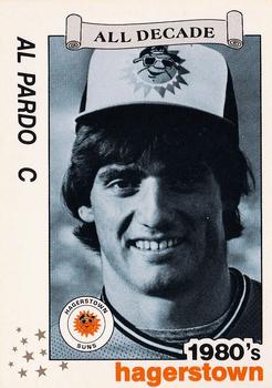 1990 Best Hagerstown Suns All Decade #20 Al Pardo  Front
