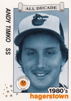 1990 Best Hagerstown Suns All Decade #32 Andy Timko  Front