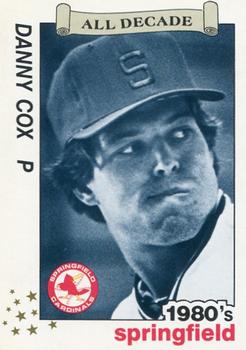1990 Best Springfield Cardinals All Decade #9 Danny Cox  Front