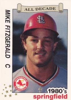 1990 Best Springfield Cardinals All Decade #34 Mike Fitzgerald Front