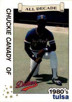 1990 Best Tulsa Drillers All Decade 1980's #2 Chuckie Canady  Front