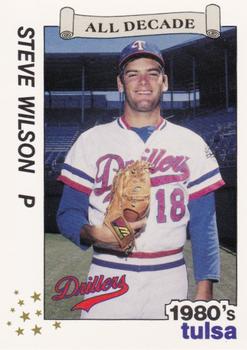 1990 Best Tulsa Drillers All Decade 1980's #9 Steve Wilson  Front