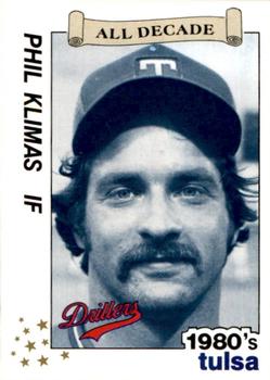 1990 Best Tulsa Drillers All Decade 1980's #22 Phil Klimas  Front