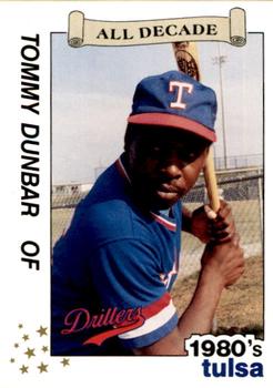 1990 Best Tulsa Drillers All Decade 1980's #24 Tommy Dunbar  Front