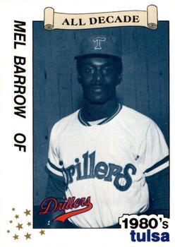 1990 Best Tulsa Drillers All Decade 1980's #26 Mel Barrow  Front