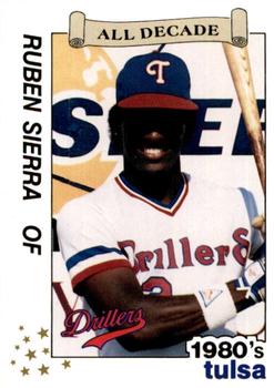 1990 Best Tulsa Drillers All Decade 1980's #35 Ruben Sierra  Front