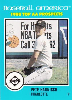 1988 Best Baseball America AA Top Prospects #AA11 Pete Harnisch Front