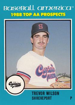 1988 Best Baseball America AA Top Prospects #AA27 Trevor Wilson Front