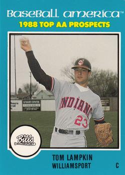 1988 Best Baseball America AA Top Prospects #AA7 Tom Lampkin Front