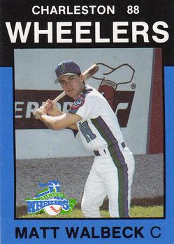 1988 Best Charleston Wheelers #1 Matt Walbeck Front