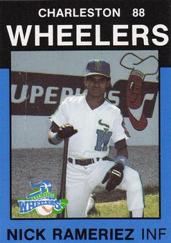 1988 Best Charleston Wheelers #26 Nick Rameriez Front