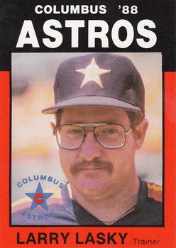 1988 Best Columbus Astros #15 Larry Lasky Front