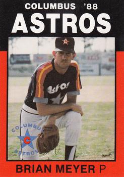 1988 Best Columbus Astros #5 Brian Meyer Front