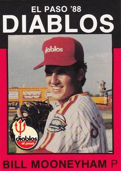 1988 Best El Paso Diablos #9 Bill Mooneyham Front