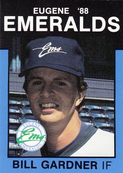 1988 Best Eugene Emeralds #19 Bill Gardner Front